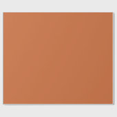 Papier Cadeau Brun solide en bronze (Plat)