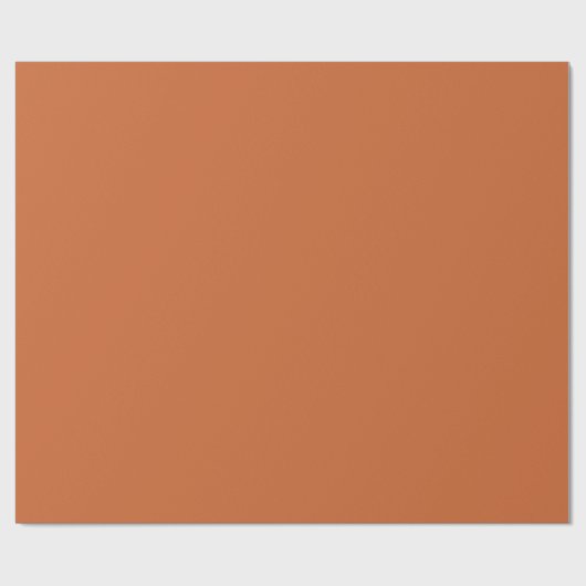 Papier Cadeau Brun solide en bronze (Plat)