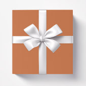 Papier Cadeau Brun solide en bronze