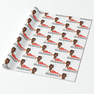 Papier Cadeau Brunette sirène tonnerre-anse