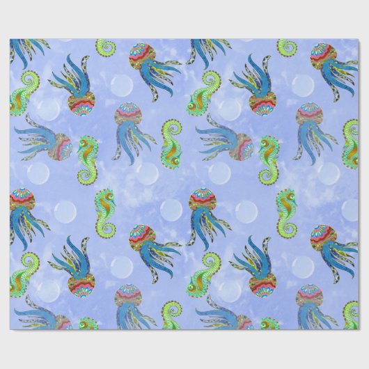 Papier Cadeau Bubbles (Plat)