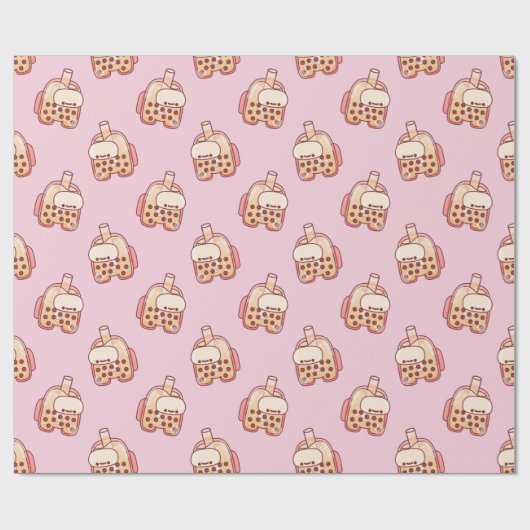 Papier Cadeau Bubbletea (Plat)