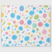 Papier Cadeau Bubbly Confetti (Plat)