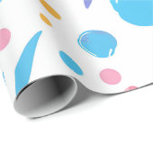 Papier Cadeau Bubbly Confetti (Coin rond)