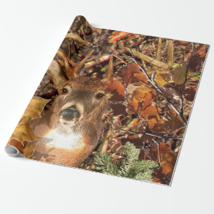 Papier Cadeau Buck in Camo White Tail Deer