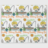 Papier Cadeau Buddy de pêche (Plat)