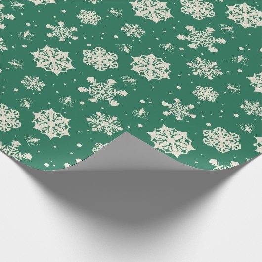 Papier Cadeau Buddy le Motif Elf Snowflake (Coin)