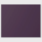 Papier Cadeau BUDGET PLUM PURPLE Modèle monochrome (Plat)