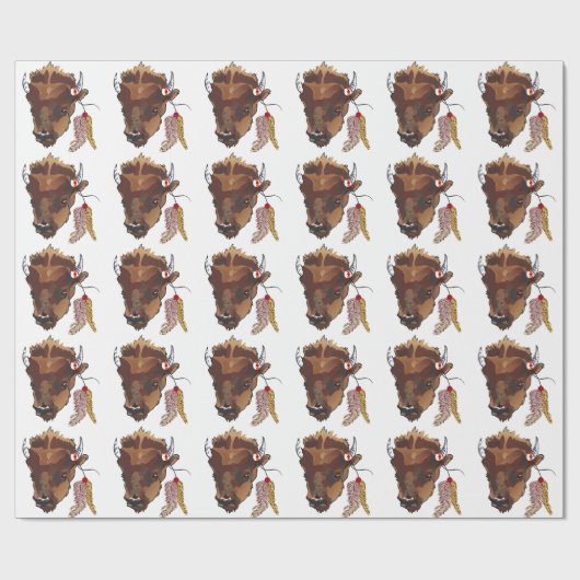 Papier Cadeau Buffalo (Plat)