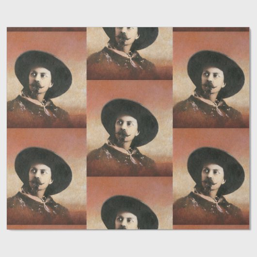 Papier Cadeau Buffalo Bill Western Wrapper Paper (Plat)