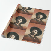 Papier Cadeau Buffalo Bill Western Wrapper Paper (Déroulé)