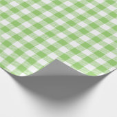 Papier Cadeau Buffalo Check en vichy motif citron vert (Coin)