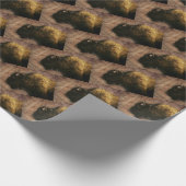 Papier Cadeau Buffalo de bison de bois (Coin)