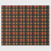 Papier Cadeau Buffalo Plaid Holiday Rustic Gingham (Plat)