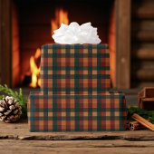 Papier Cadeau Buffalo Plaid Holiday Rustic Gingham 