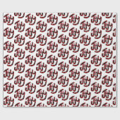 Papier Cadeau Buffalo Plaid Joy Et Snowflakes (Plat)