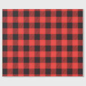 Papier Cadeau Buffalo Plaid Motif (Plat)