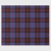 Papier Cadeau Buffalo plaid navy blue red (Plat)