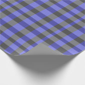 Papier Cadeau Buffle bleu déposé (Coin)