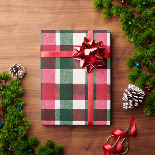 Papier Cadeau Buffle coloré Plaid Noël (Cadeau de vacances)