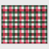 Papier Cadeau Buffle coloré Plaid Noël (Plat)