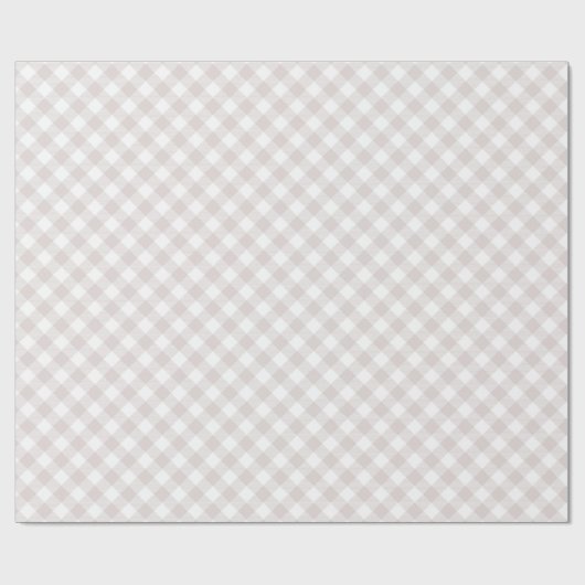 Papier Cadeau Buffle naturel Plaid Motif (Plat)