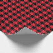 Papier Cadeau Buffle rouge rouge rouge festique plaqué (Coin)