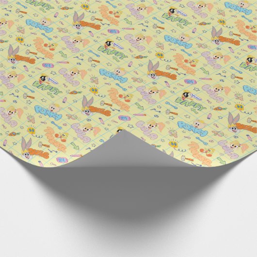 Papier Cadeau BUGS BUNNY BUILDERS™| Character Sketch Pattern (Coin)