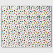 Papier Cadeau Bugs de l'alphabet (Plat)
