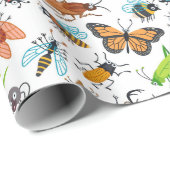 Papier Cadeau Bugs ! Papier d'emballage (Coin rond)