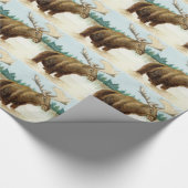 Papier Cadeau Bull Moose (Coin)