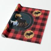 Papier Cadeau Bull Moose (Déroulé)