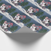 Papier Cadeau Bull Terrier miniature (Coin)