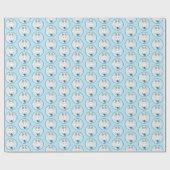 Papier Cadeau Bull Terrier Peinture - Cute Original Dog Art (Plat)