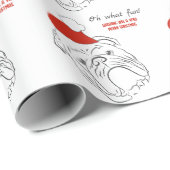 Papier Cadeau Bulldog (Coin rond)