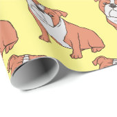 Papier Cadeau Bulldog Breed Thunder_Cove (Coin rond)