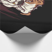 Papier Cadeau Bulldog Head Anglais Bulldog Lover (Coin)