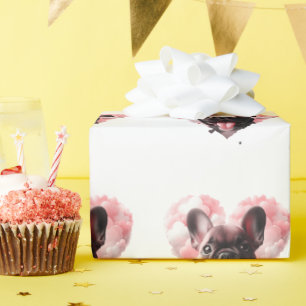 Papier Cadeau Bulldog Love