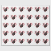 Papier Cadeau Bulldog Love (Plat)