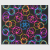 Papier Cadeau Bulles arc-en-ciel (Plat)