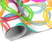 Papier Cadeau Bulles, bulles partout (Coin rond)