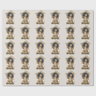 Papier Cadeau Bulles de bébé vintage par J.C. Leyendecker Nurser