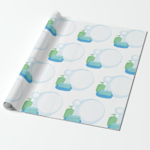 Papier Cadeau Bulles de savon