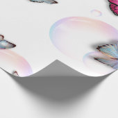 Papier Cadeau Bulles et papillons (Coin)