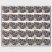 Papier Cadeau Bullmastiff (Plat)