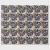 Papier Cadeau Bullmastiff (Plat)