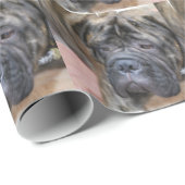Papier Cadeau Bullmastiff (Coin rond)