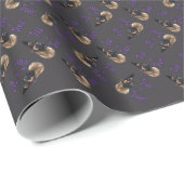 Papier Cadeau Bullmastiff Trick (Coin rond)