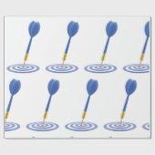 Papier Cadeau Bullseye Dart (Plat)