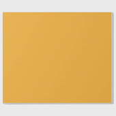 Papier Cadeau Bumble minimaliste Abeille Jaune Solide Plaine (Plat)